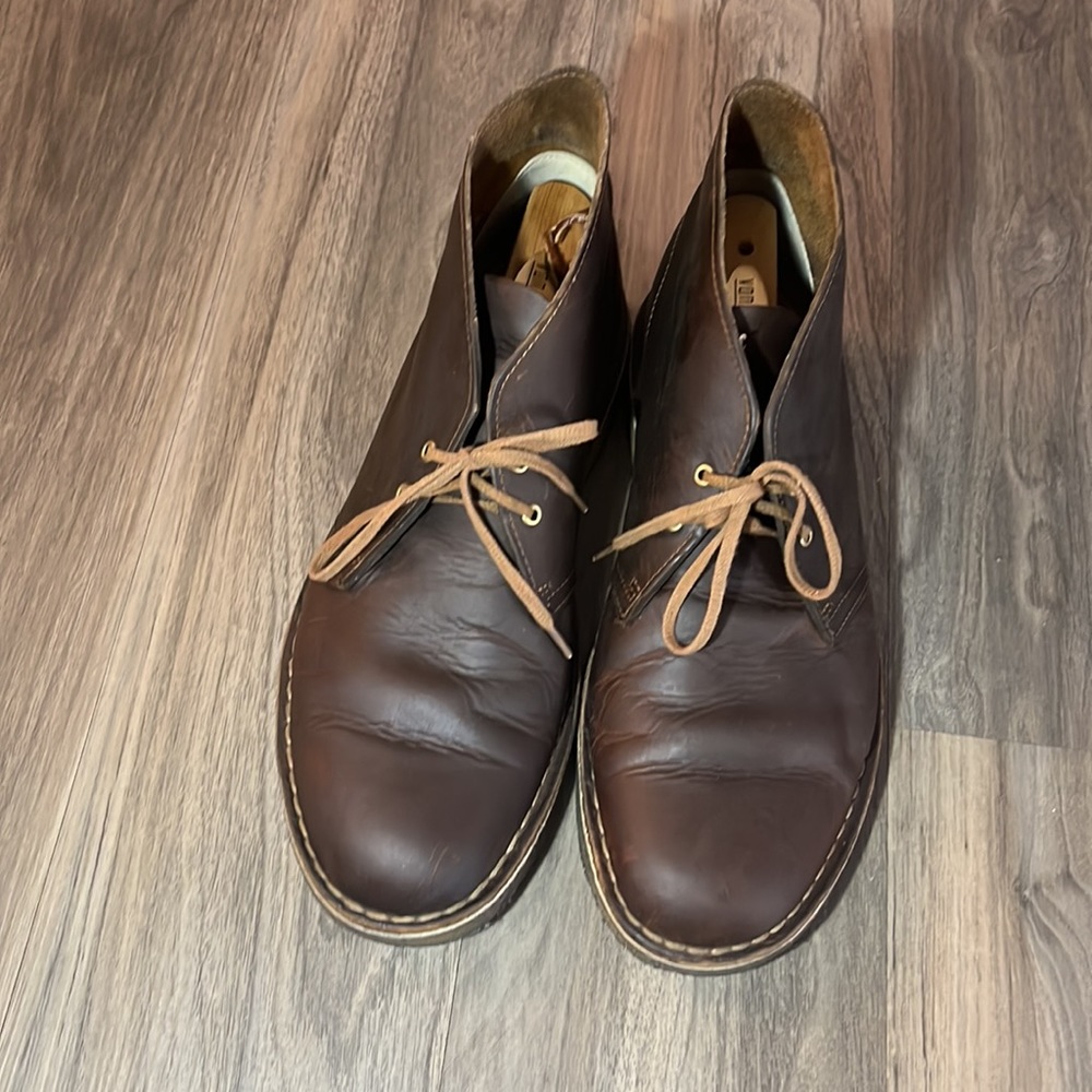 Clarks Desert Boots Beeswax Leather - Picture 2 of 7